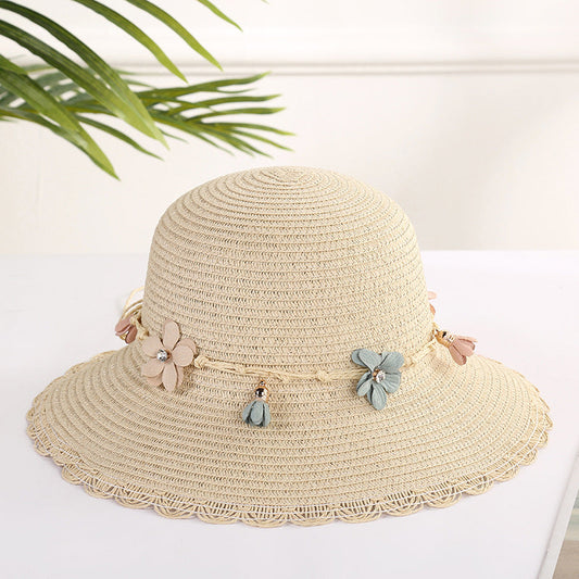 Wreath Bow Tie Women's Sun Hat