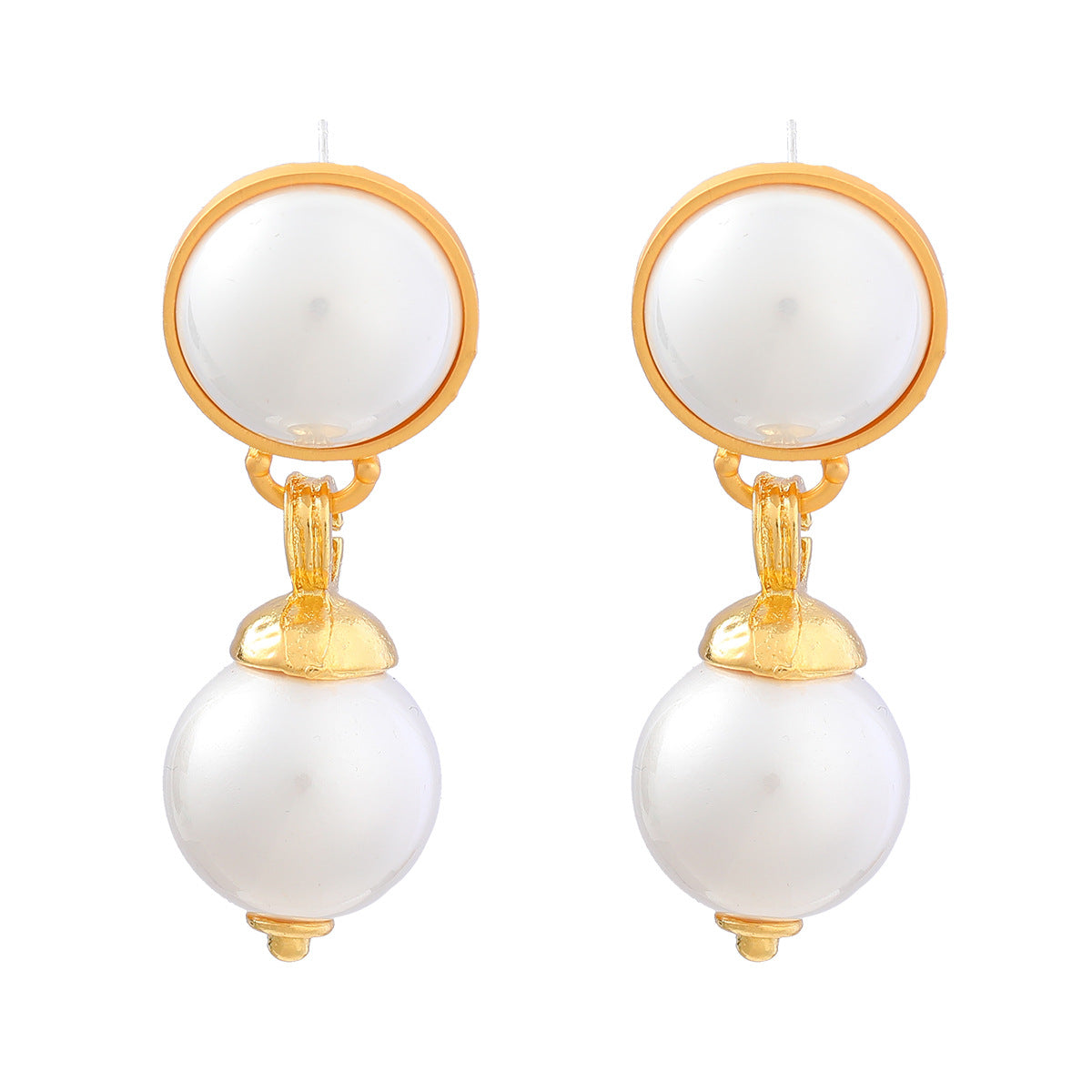 women's elegant earrings with pearl earrings