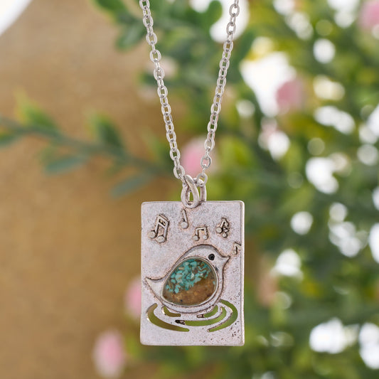 Singing Sand Birdie Bath Necklace