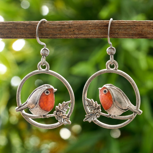 Sand Robin Branch Earrings