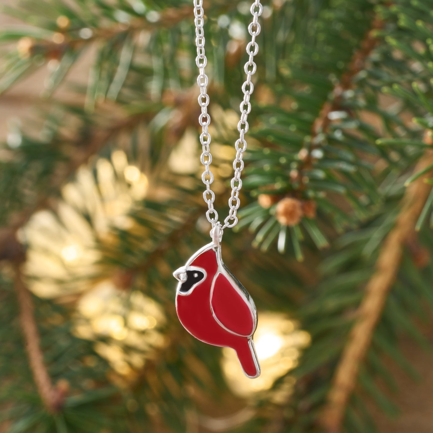 Little Cardinal Necklace