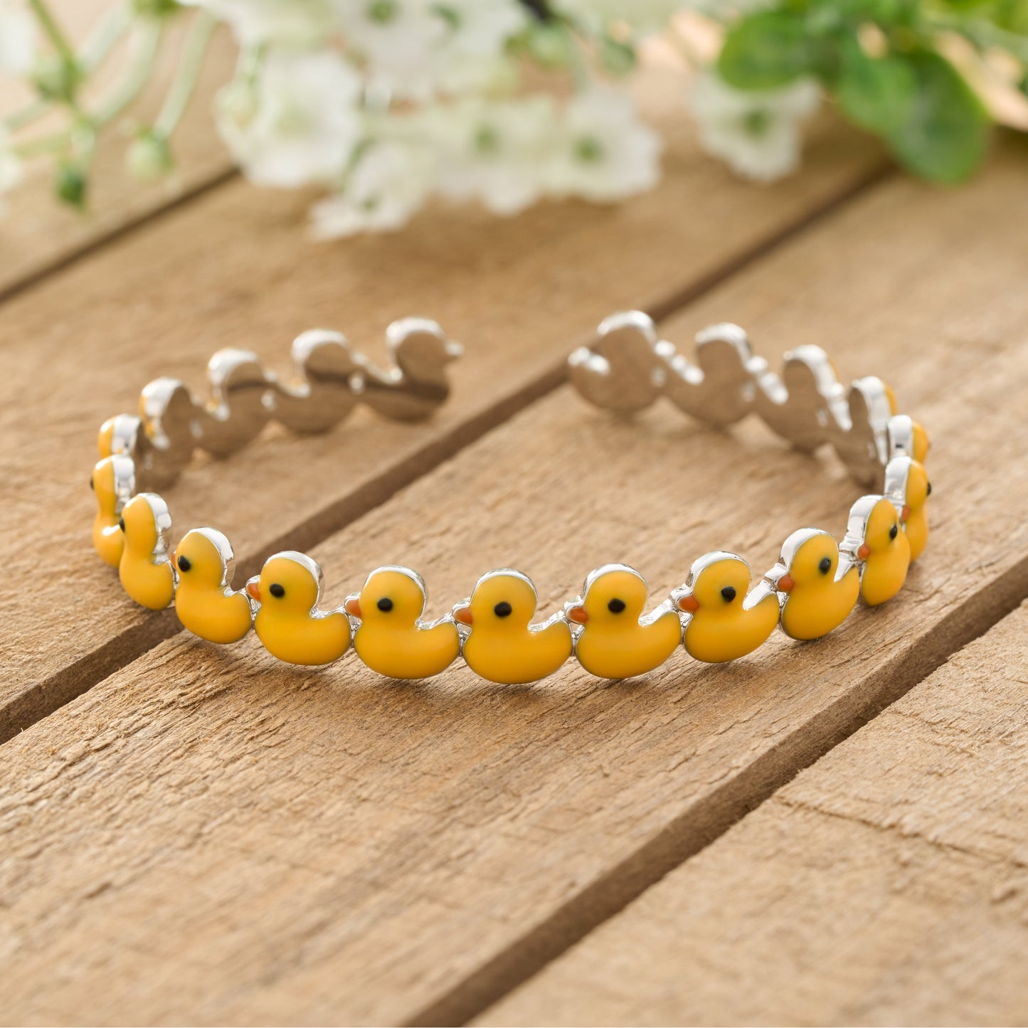 Little Yellow Duck Cuff Bracelet