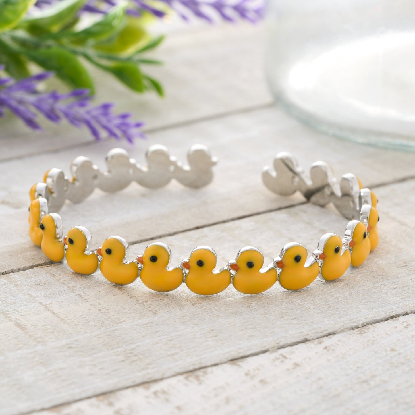 Little Yellow Duck Cuff Bracelet