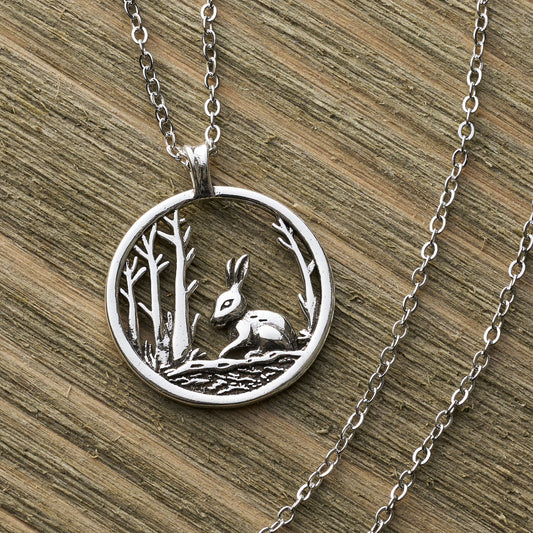 Bunny in the Woods Necklace