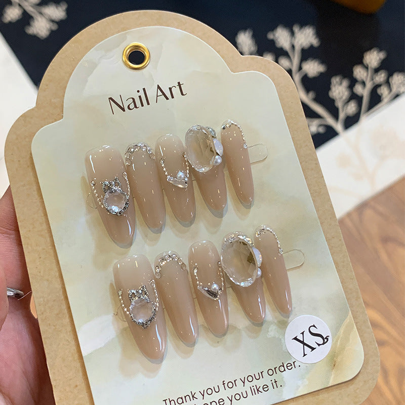 Moonlight nude Handmade Press on Nails