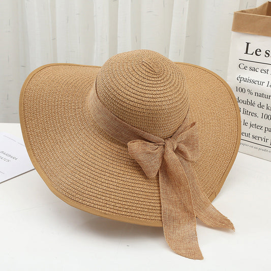 Ladies Dayan sun hat tricot straw hat