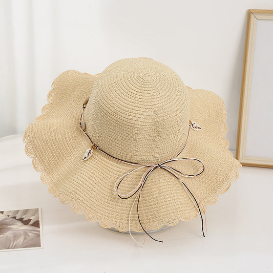 Simple summer sun hat straw hat