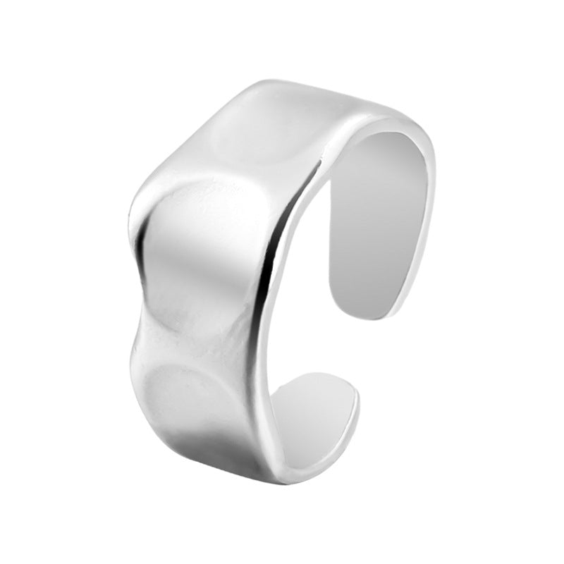 women's stainless steel open ring