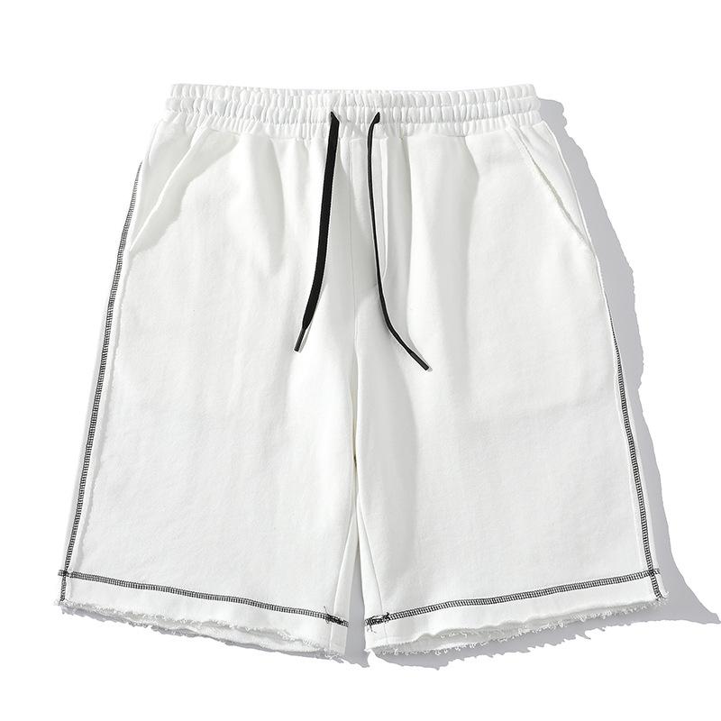 Men's Pure Cotton Loose Contrasting Color Sports Shorts 81999982Y