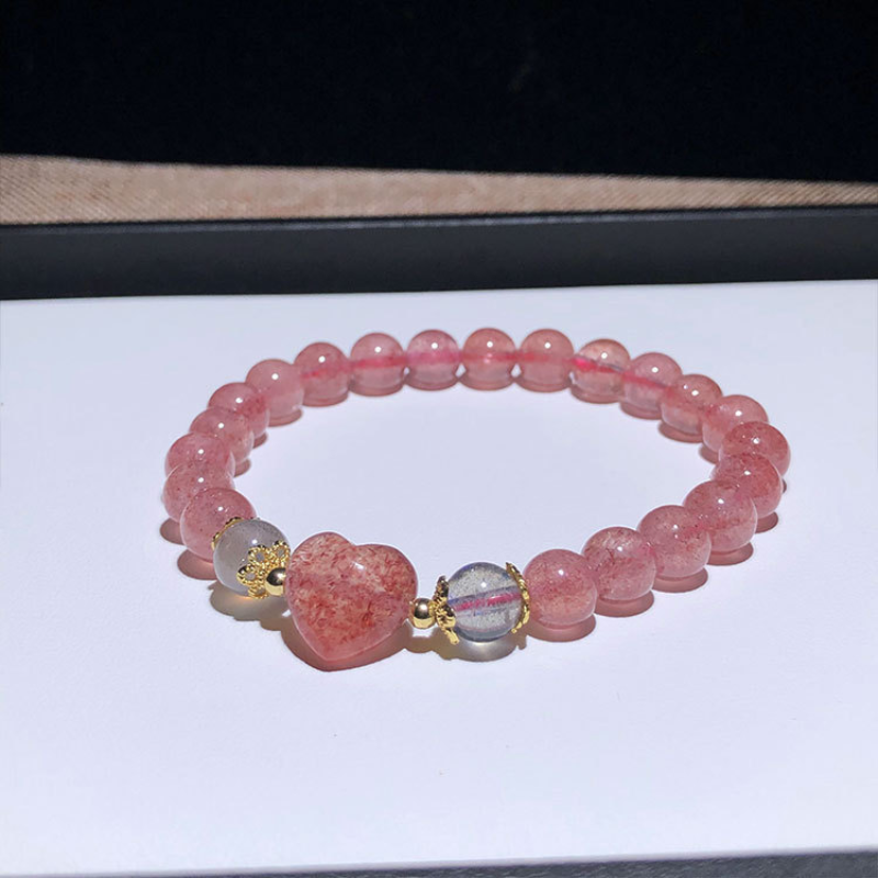 Vitality • Strawberry Crystal Bracelet