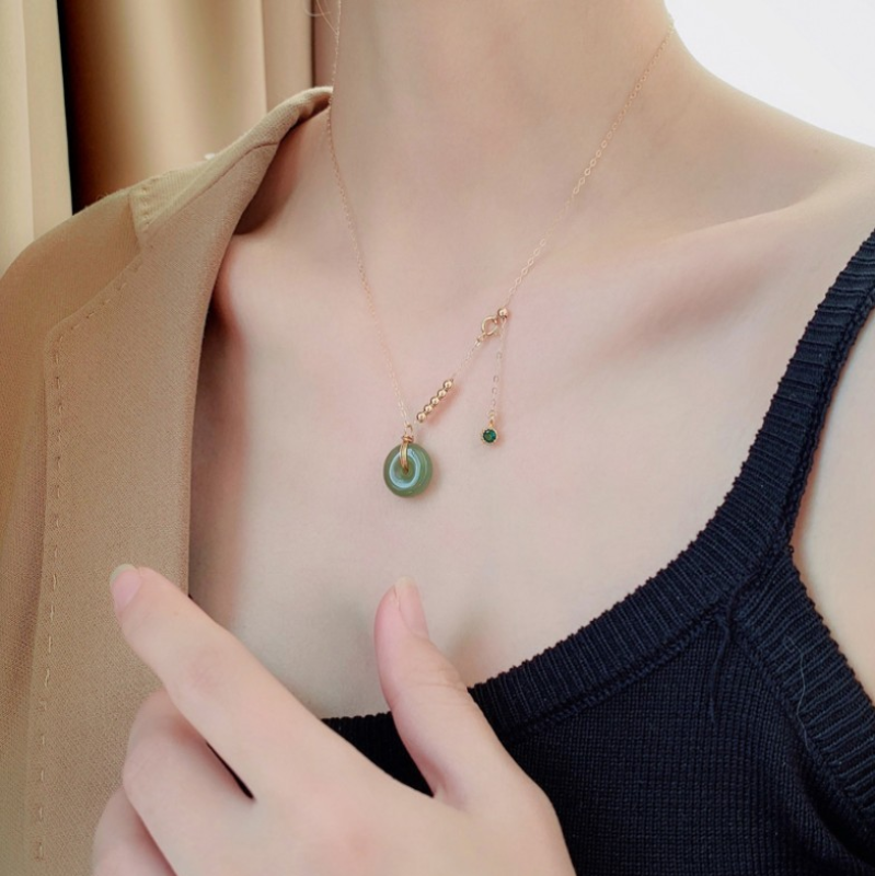 Peace • Jade Agate Necklace