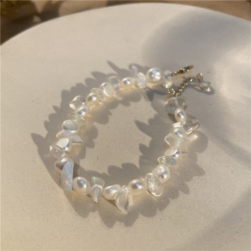 Serenity•Moonstone Pearl Bracelet