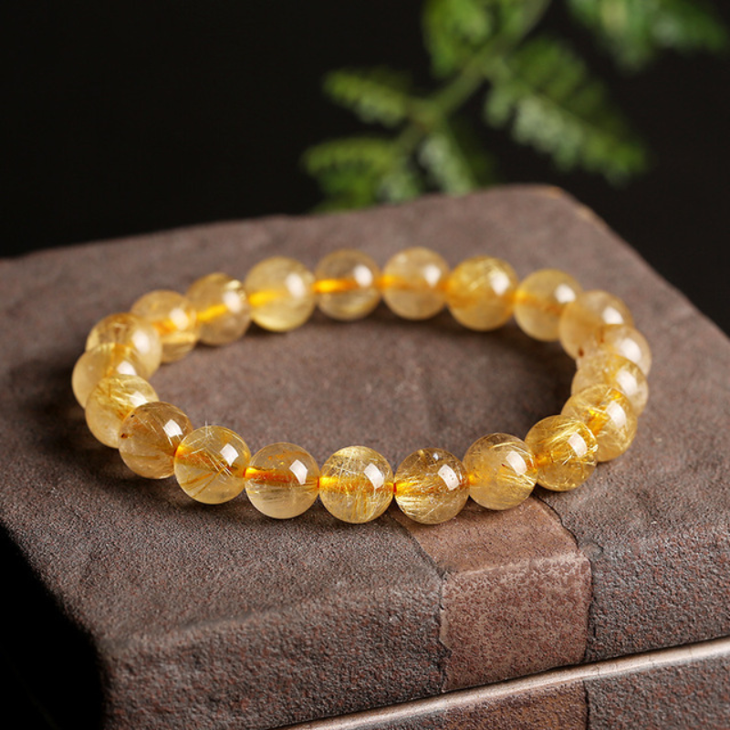 The Golden Purification • Titanium crystal Bracelet