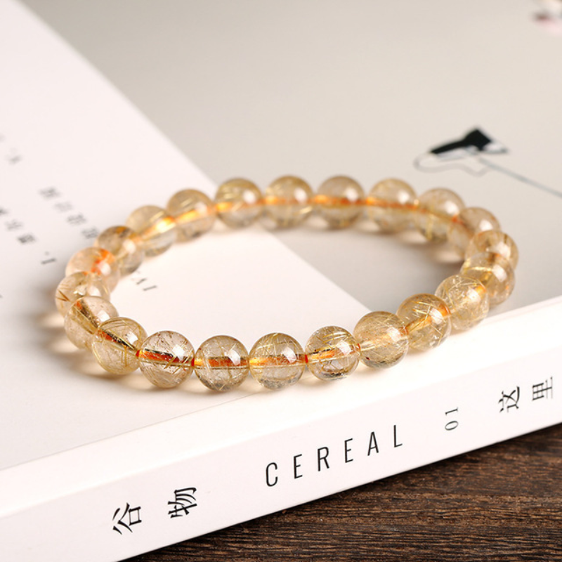 The Golden Purification • Titanium crystal Bracelet