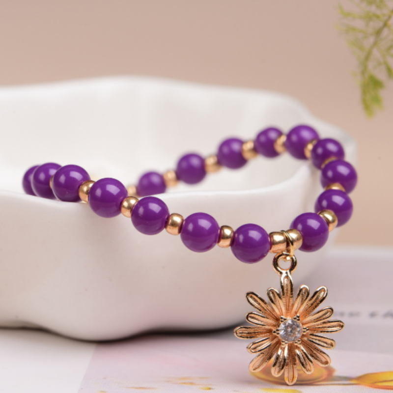 Sun Flower • Agate Bracelet