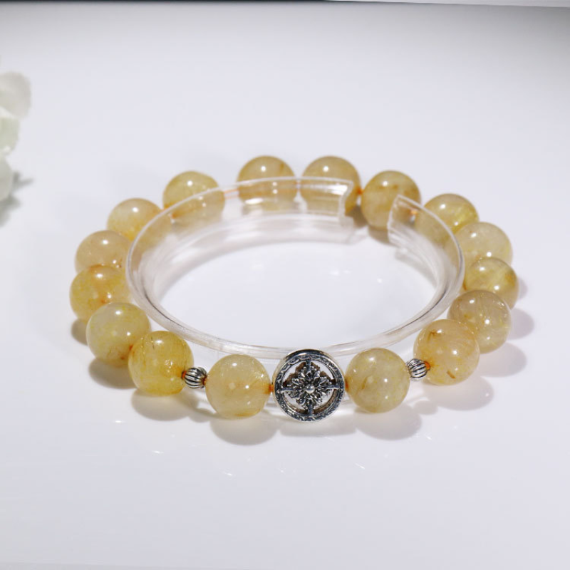 Fortune • Yellow Agate Bracelet