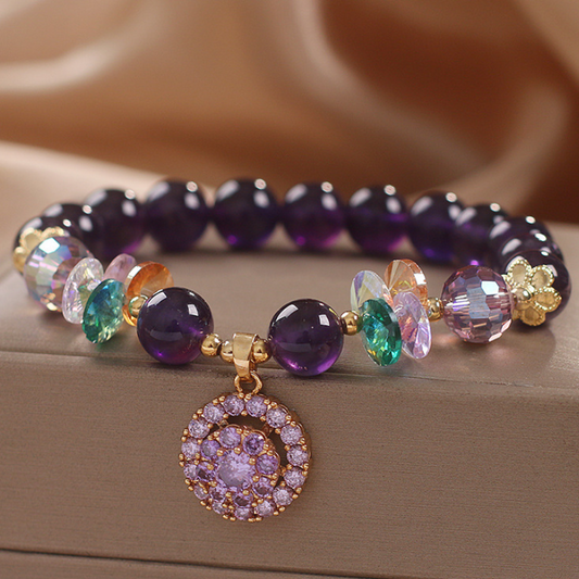 Sunlight • Natural Amethyst Bracelet