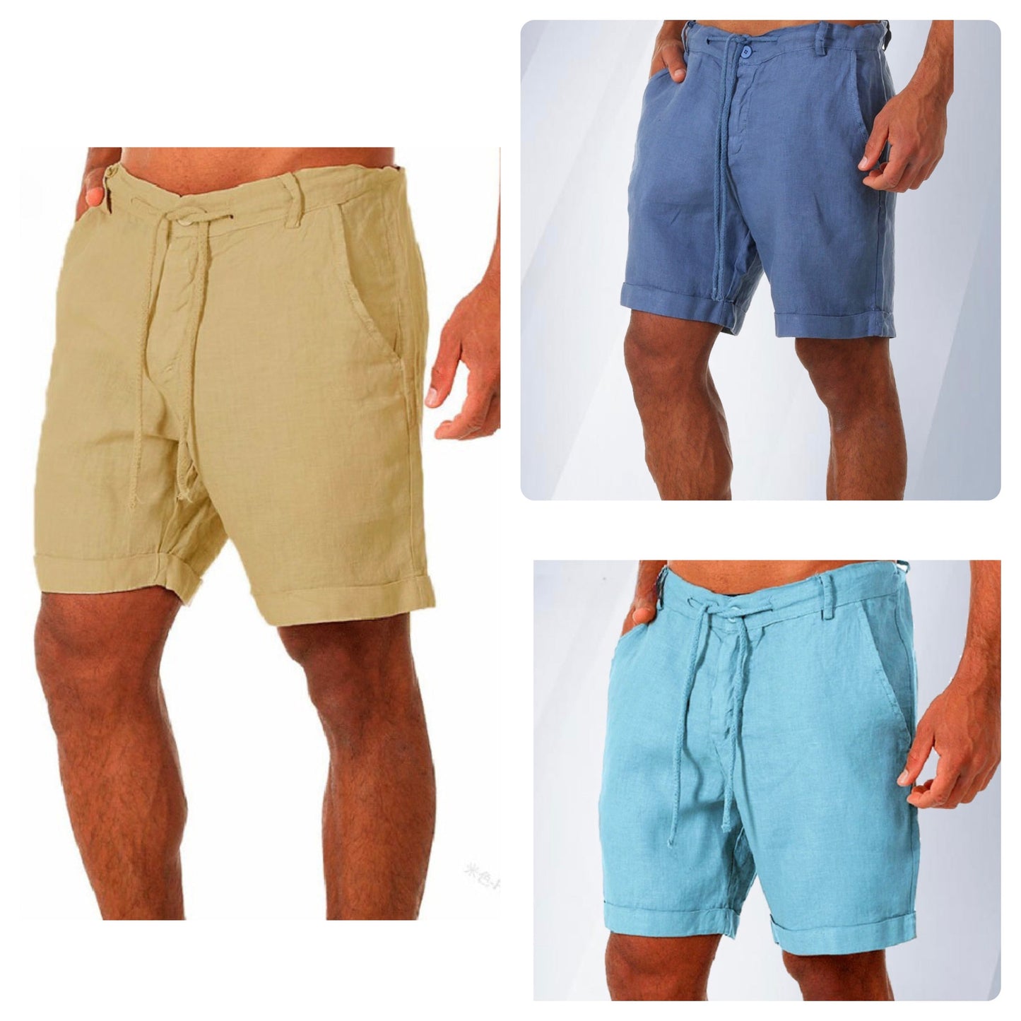 IslandVibe Linen Summer Shorts