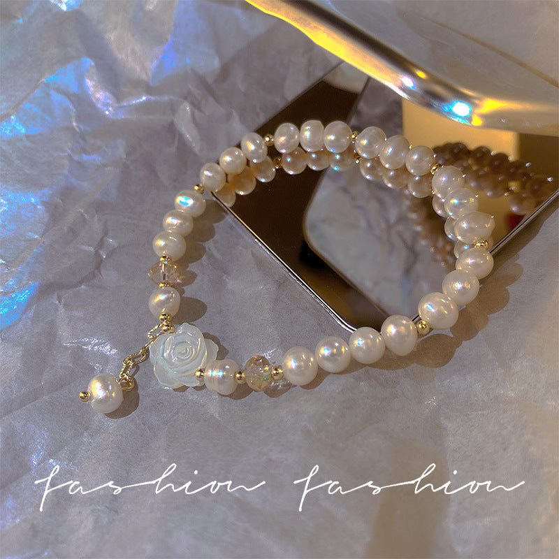 Charm • Natural Freshwater Pearl Bracelet