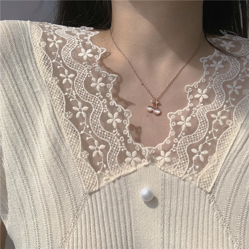 Cherry • Opal necklace