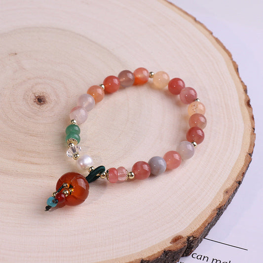 Red Chalcedony Multi-Treasure Bracelet