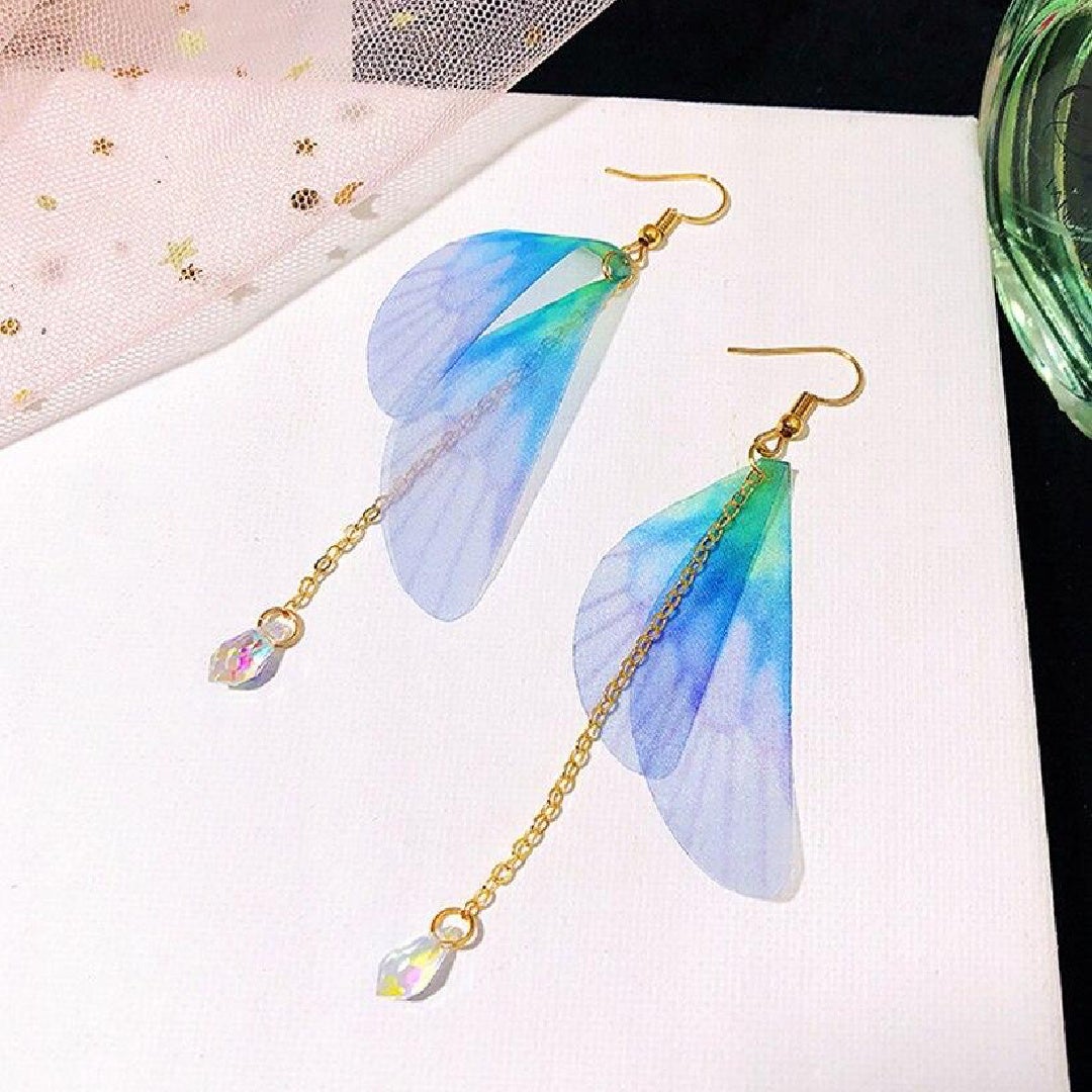 Butterfly Wing Statement Earrings