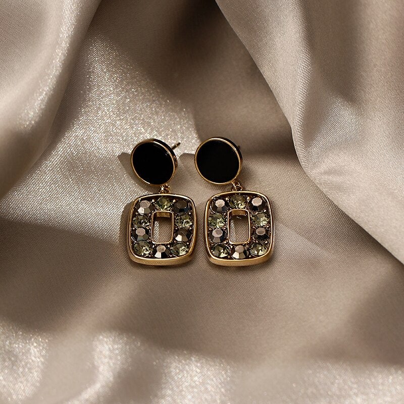 Crystal Valentina Statement Earrings