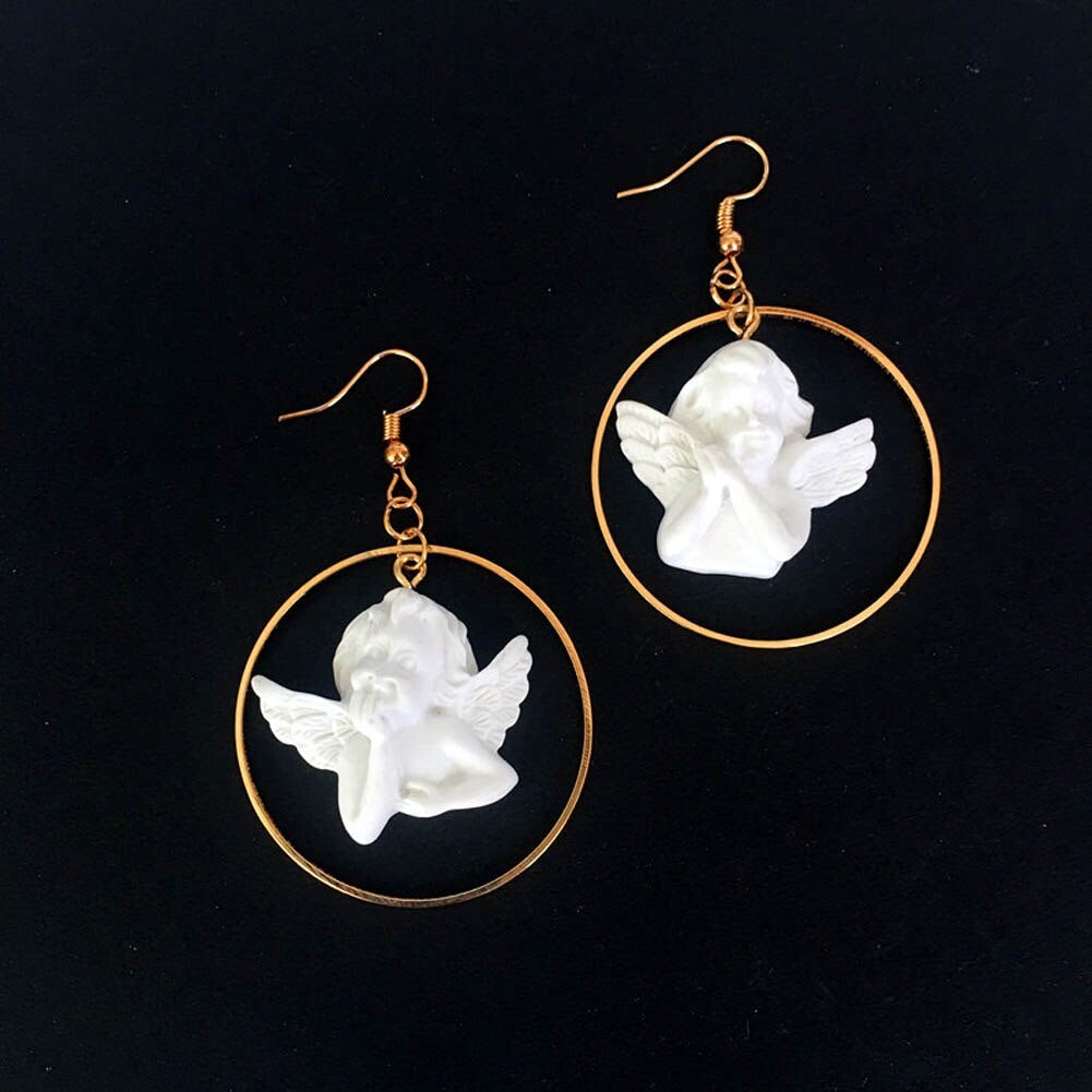 Cupid Pendant Earrings