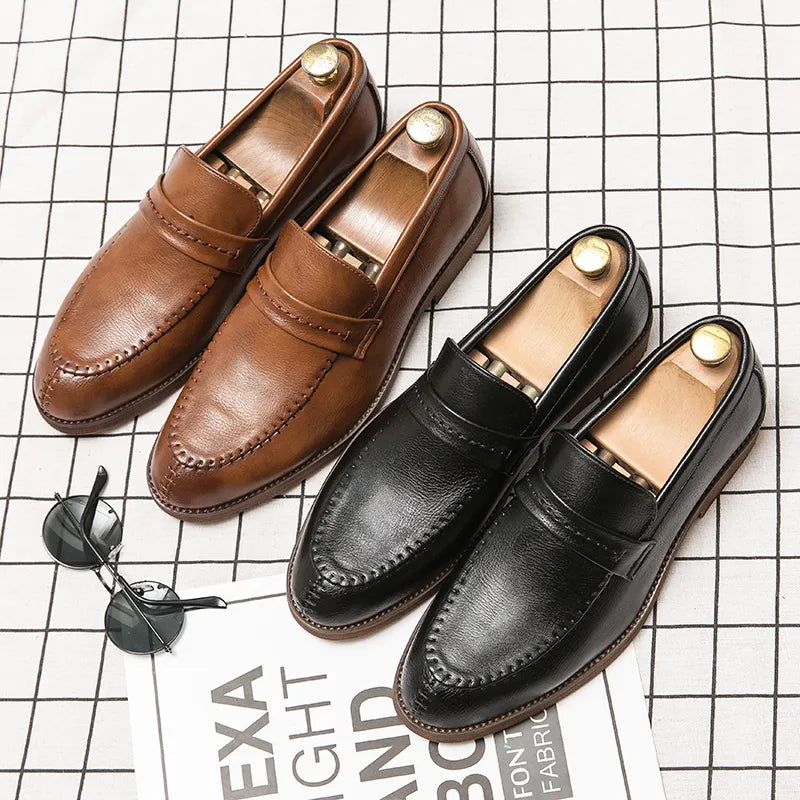 DanRidge Genuine Leather Loafers