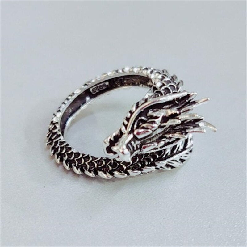 Dragon Sterling Silver Ring