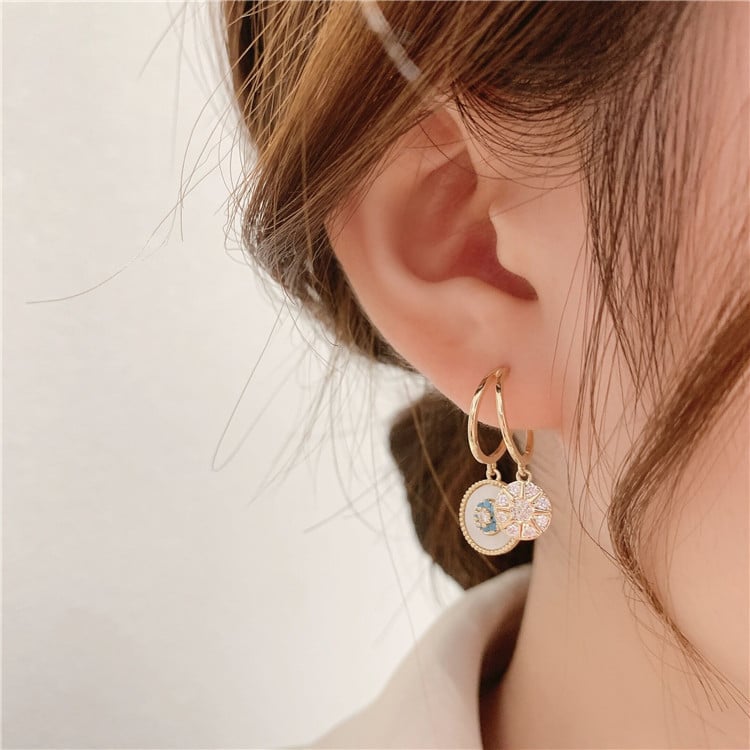 (🎁2023-Christmas Hot Sale🎁)49% Off-Natural shell zircon earrings