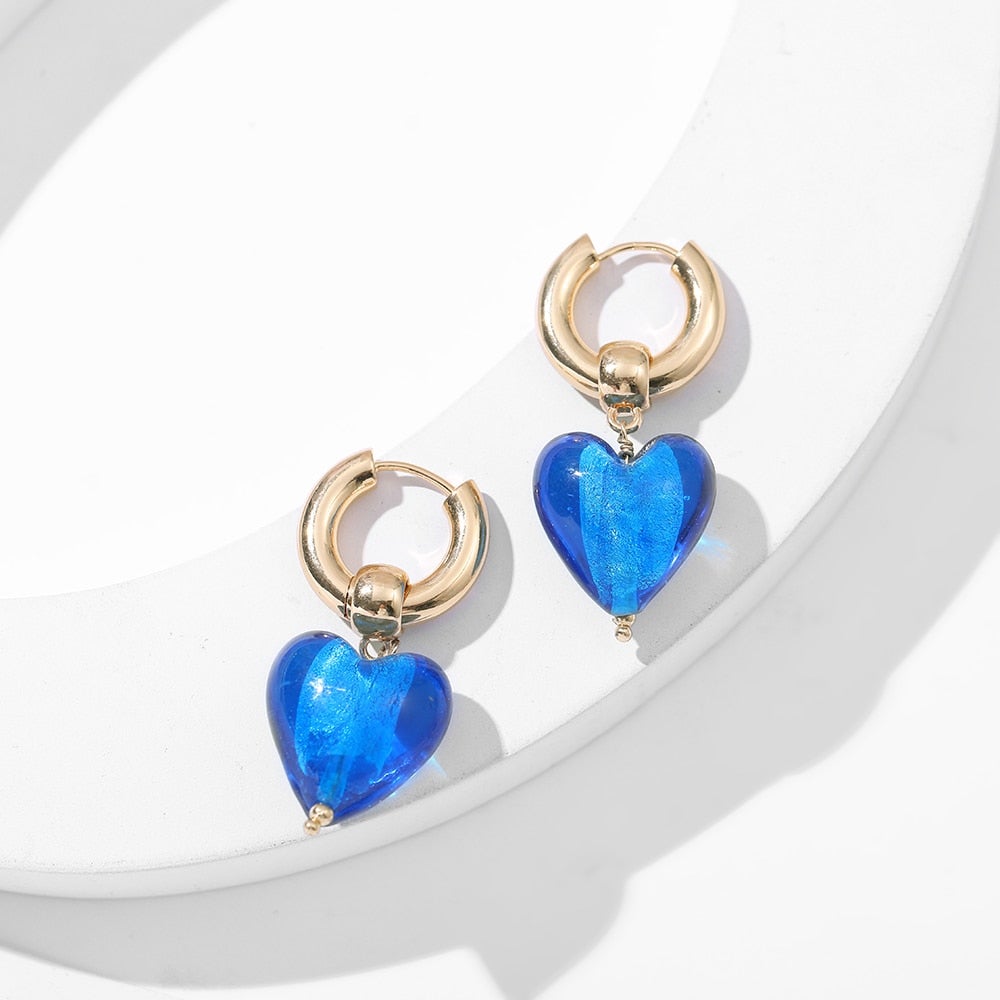 Heart Of Glass Earrings