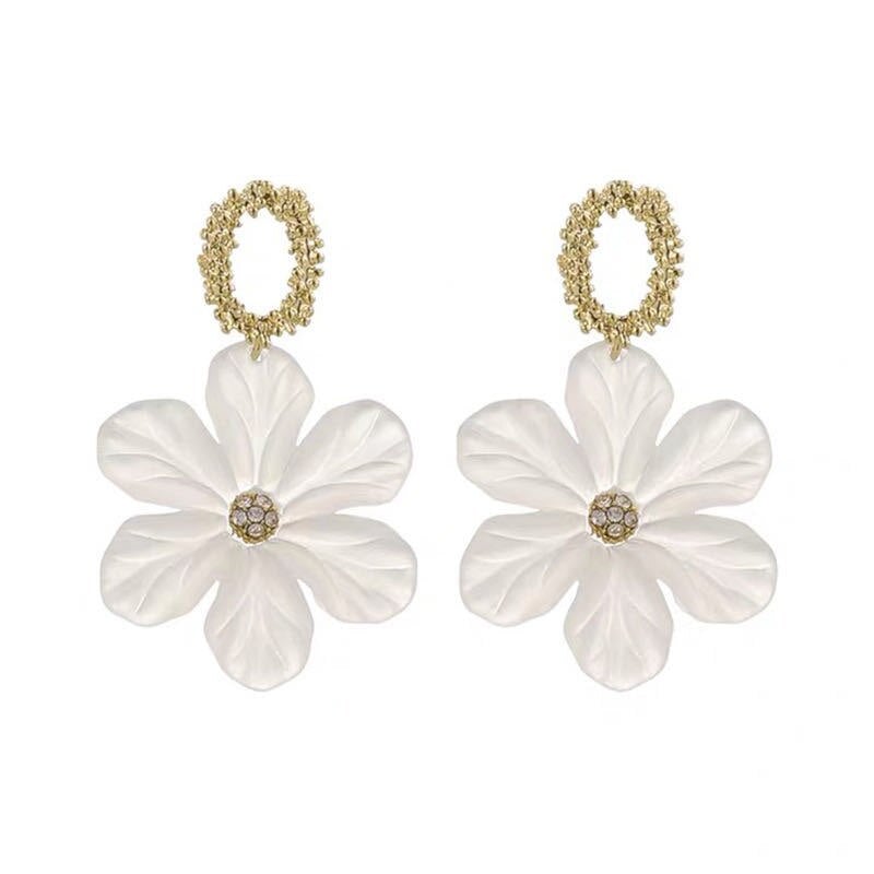Lulu Flower Drop Earrings
