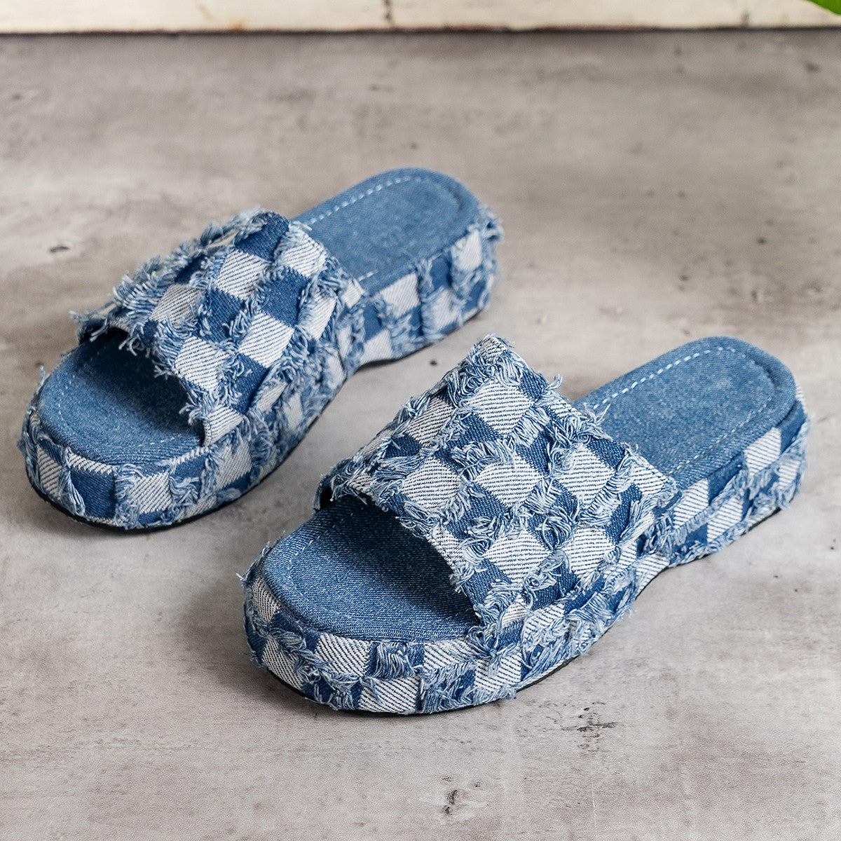 Blue Jean Babe Sandals