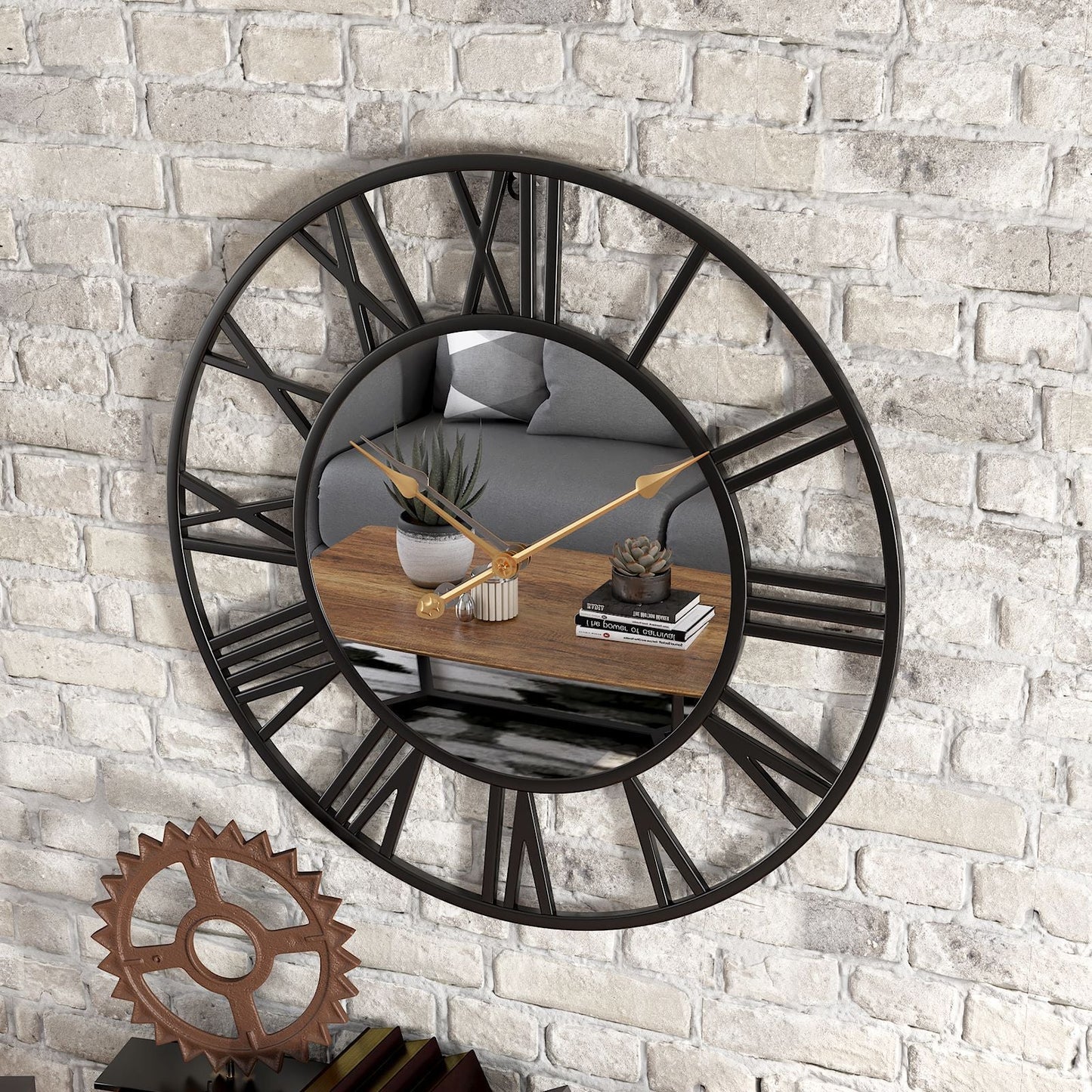 Aurelia Mirror Wall Clock