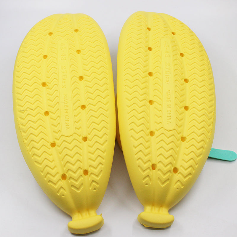 Banana Bliss Slip-on Summer Flip Flops