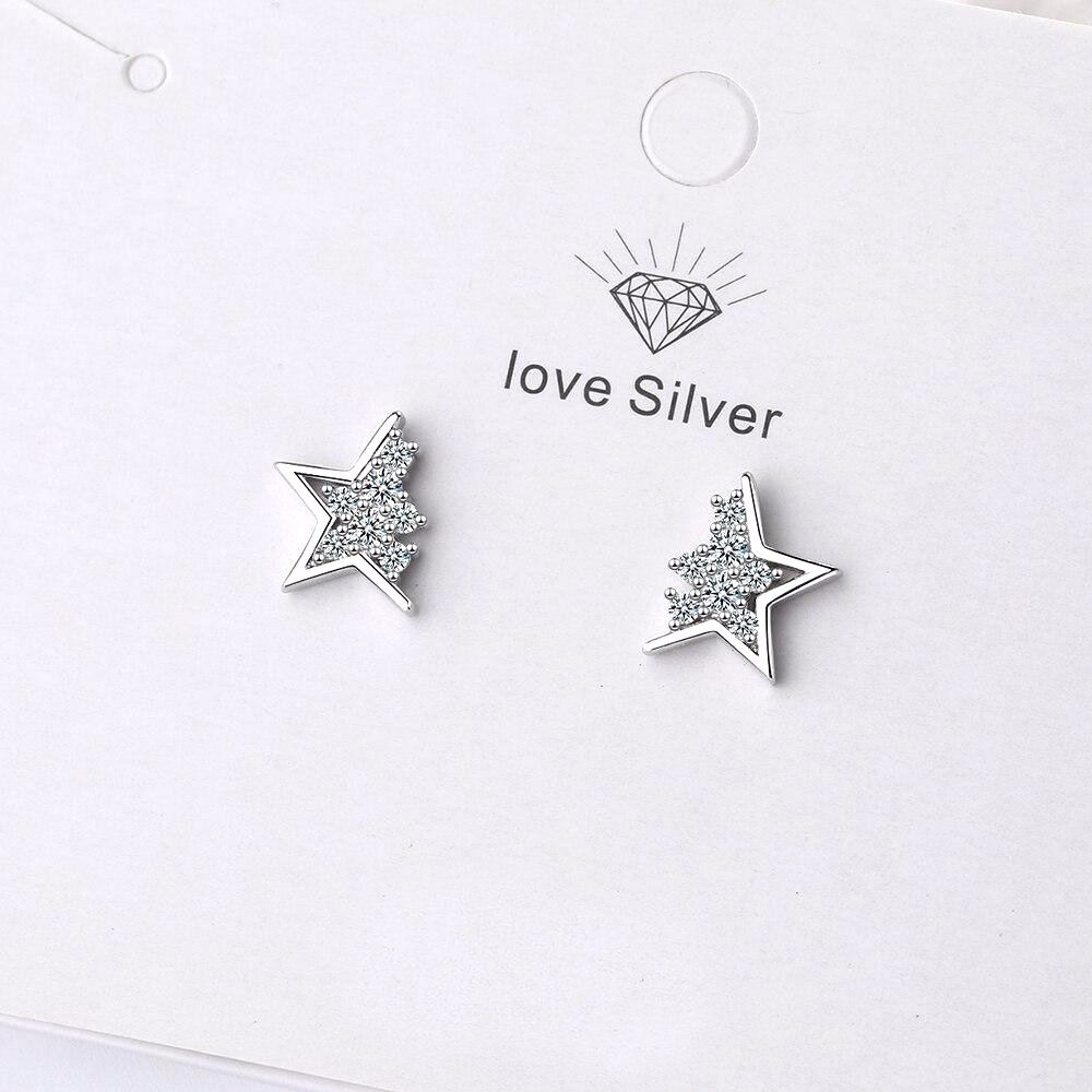 Silver Dreamer Star Earrings