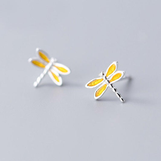 Sunshine Dragonfly Earrings