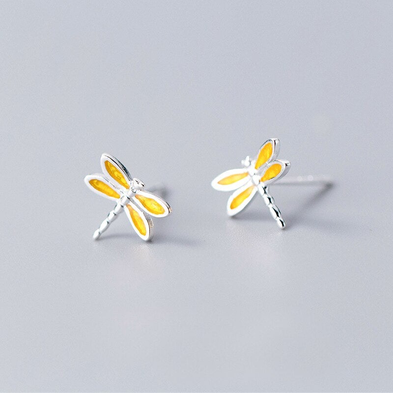 Sunshine Dragonfly Earrings