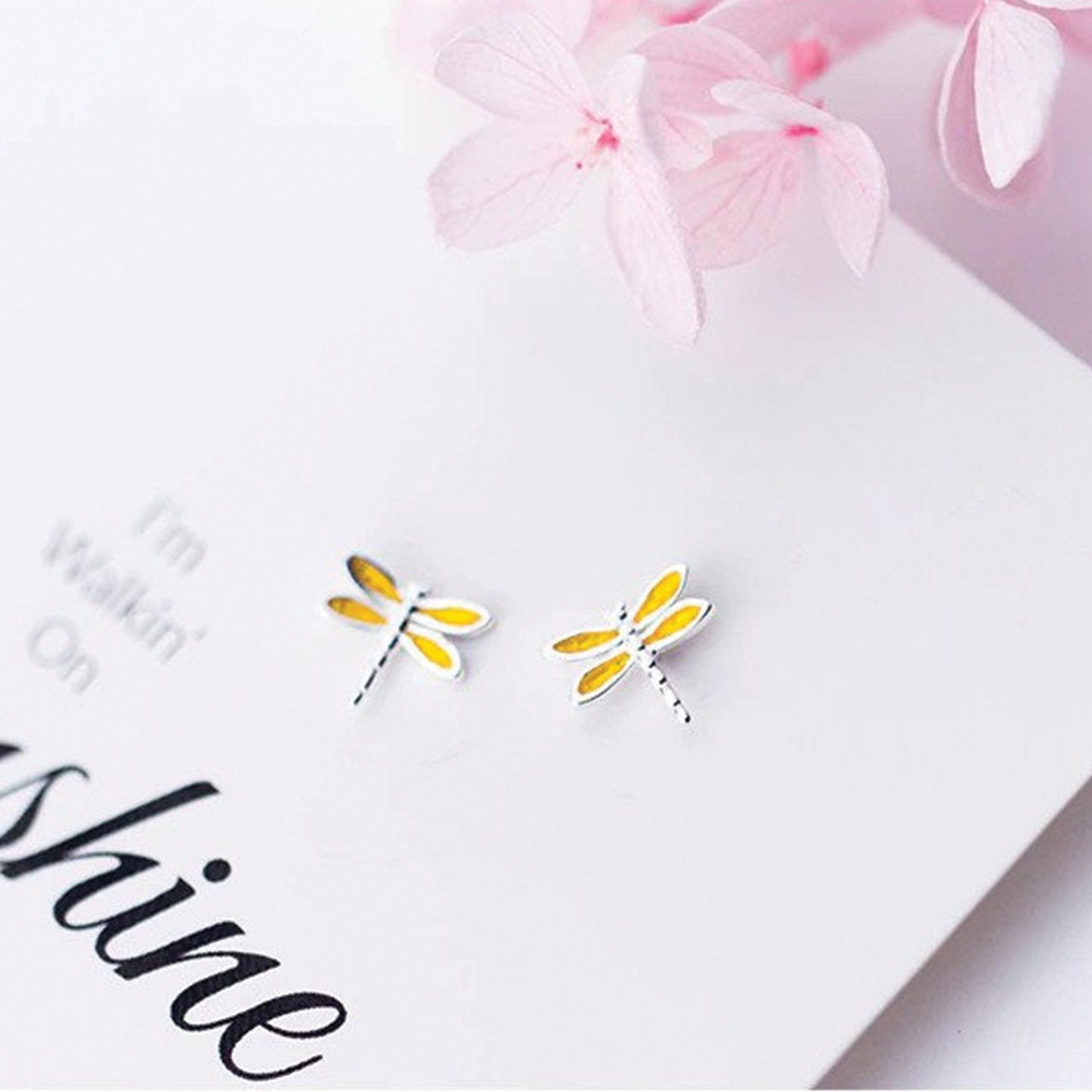 Sunshine Dragonfly Earrings