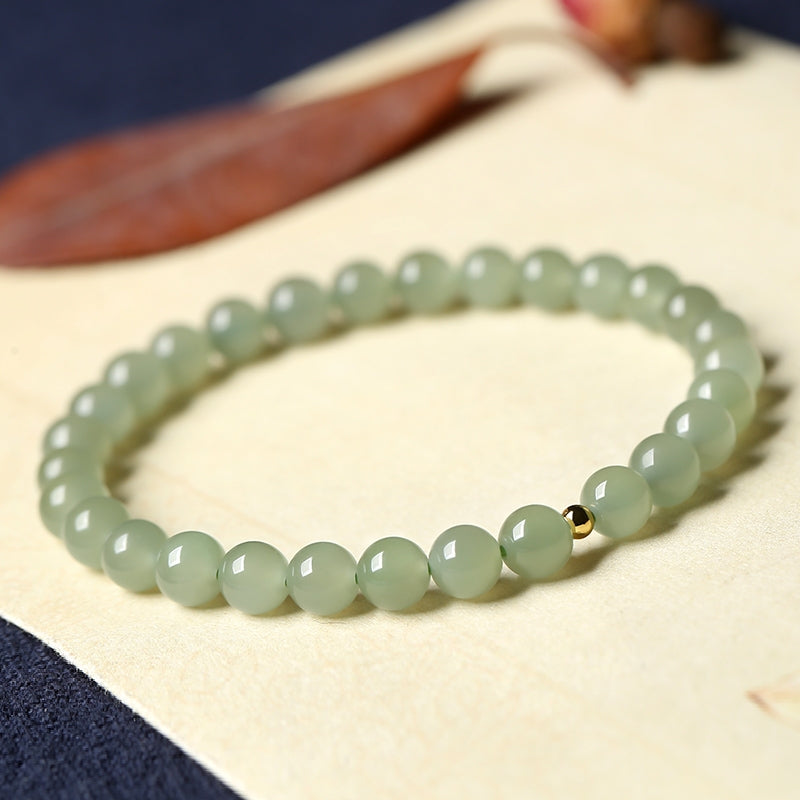 Calm • Emerald Jade Stone bracelet