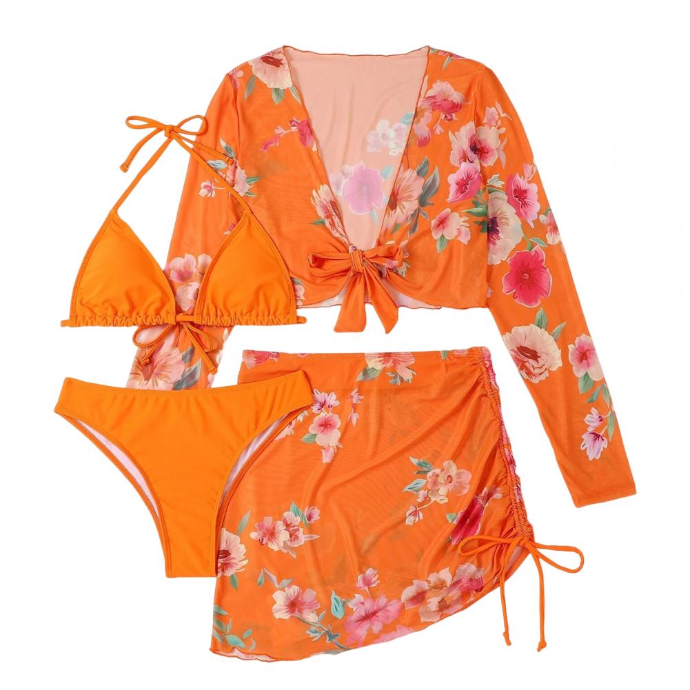 Floral Fusion Beachwear Set