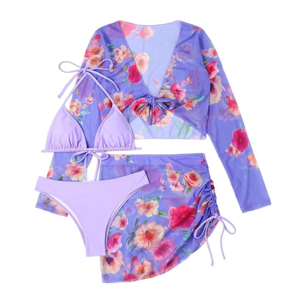 Floral Fusion Beachwear Set